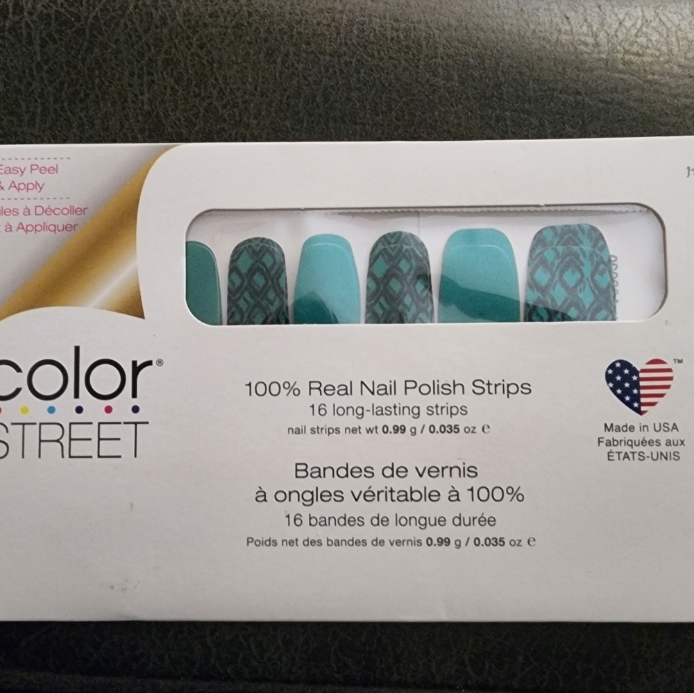 Color Street Nail Polish Strips "Snake My Day", NEW - Picture 4 of 7
